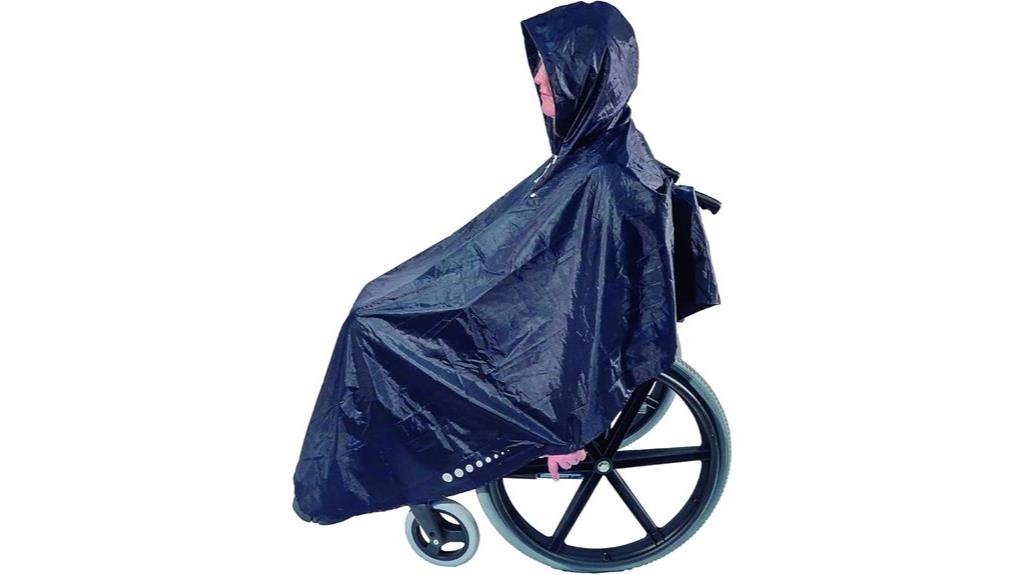 waterproof wheelchair raincoat