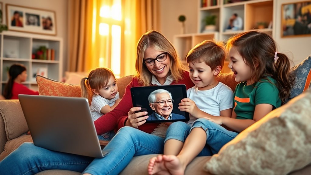 weekly family video check ins