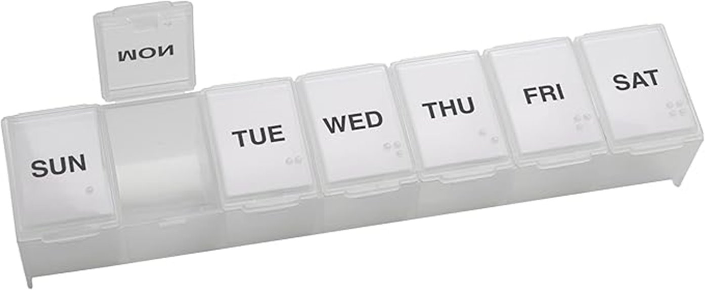 weekly pill organizer