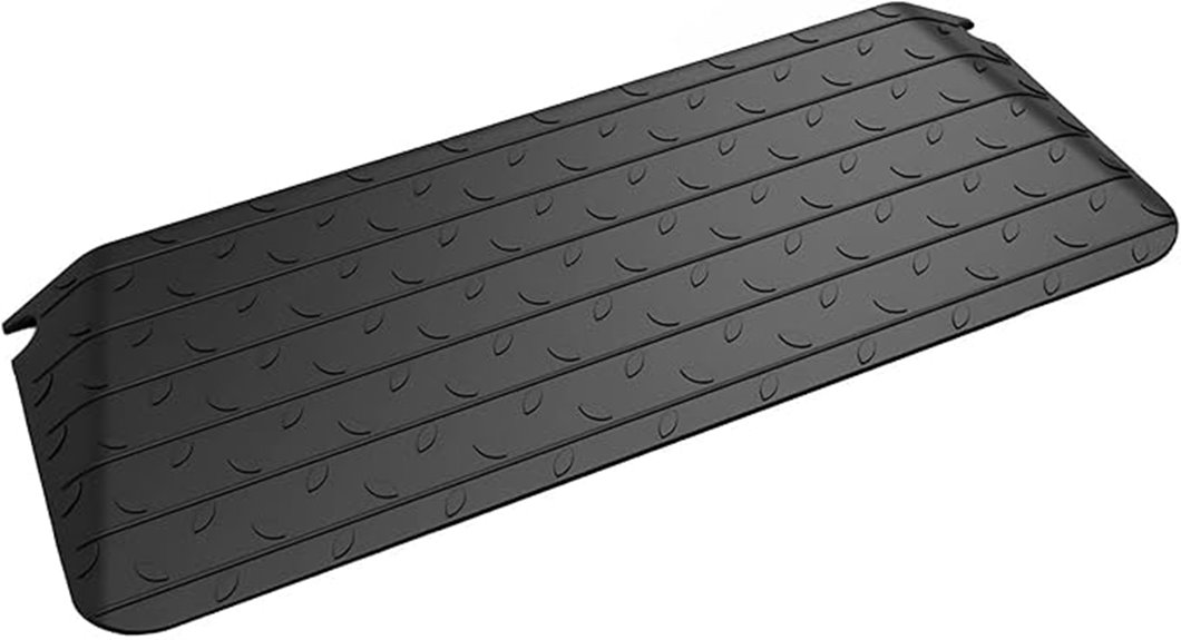 wheelchair rubber threshold ramp
