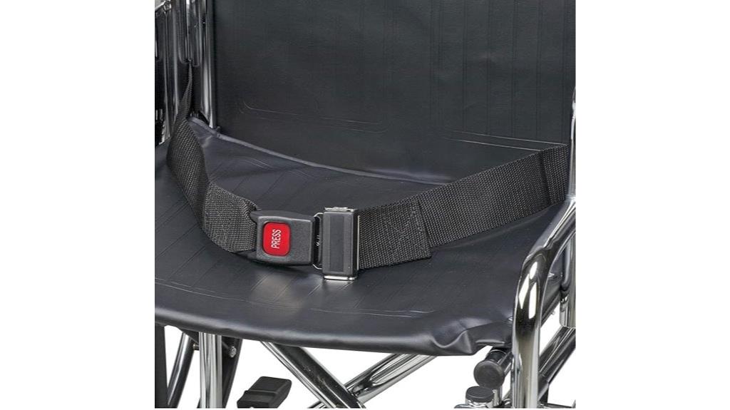 wheelchair safety harness system