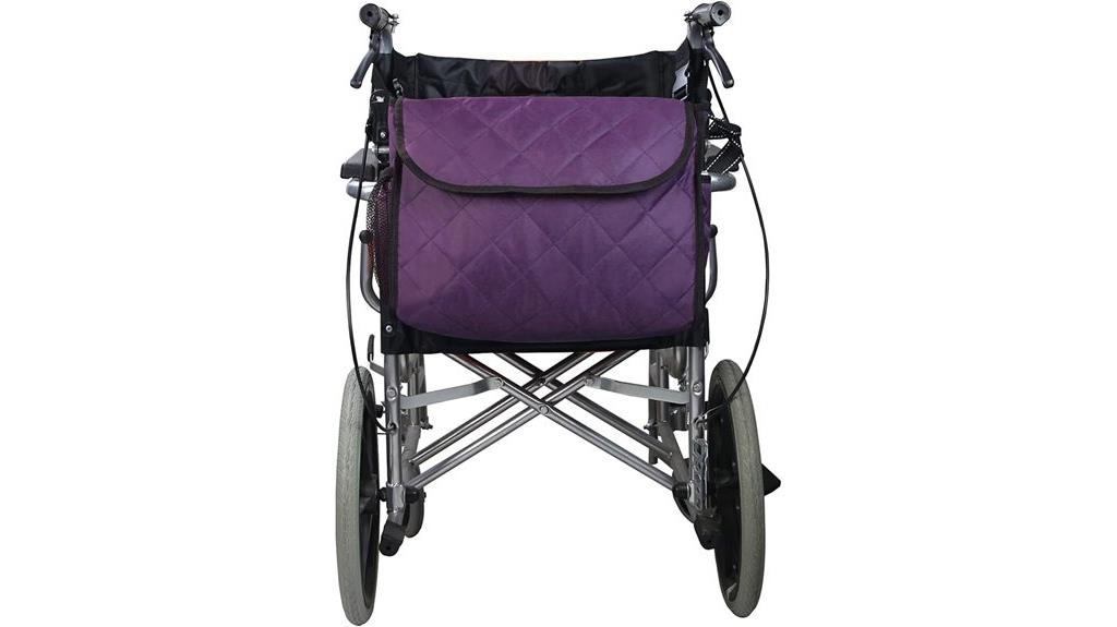 wheelchair storage bag organizer
