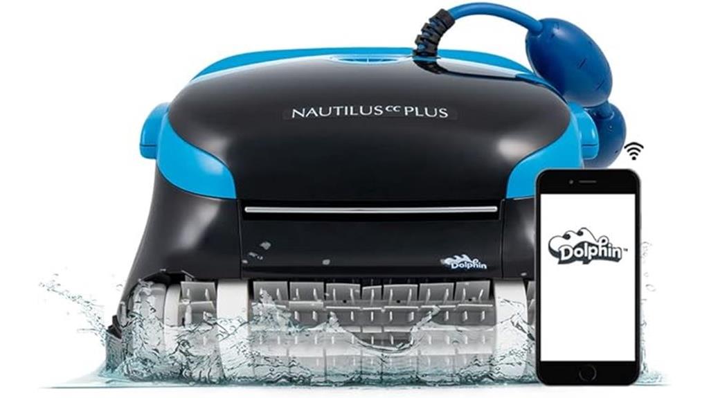 wi fi enabled robotic pool cleaner