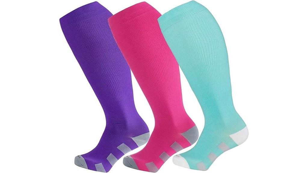 wide fit compression socks