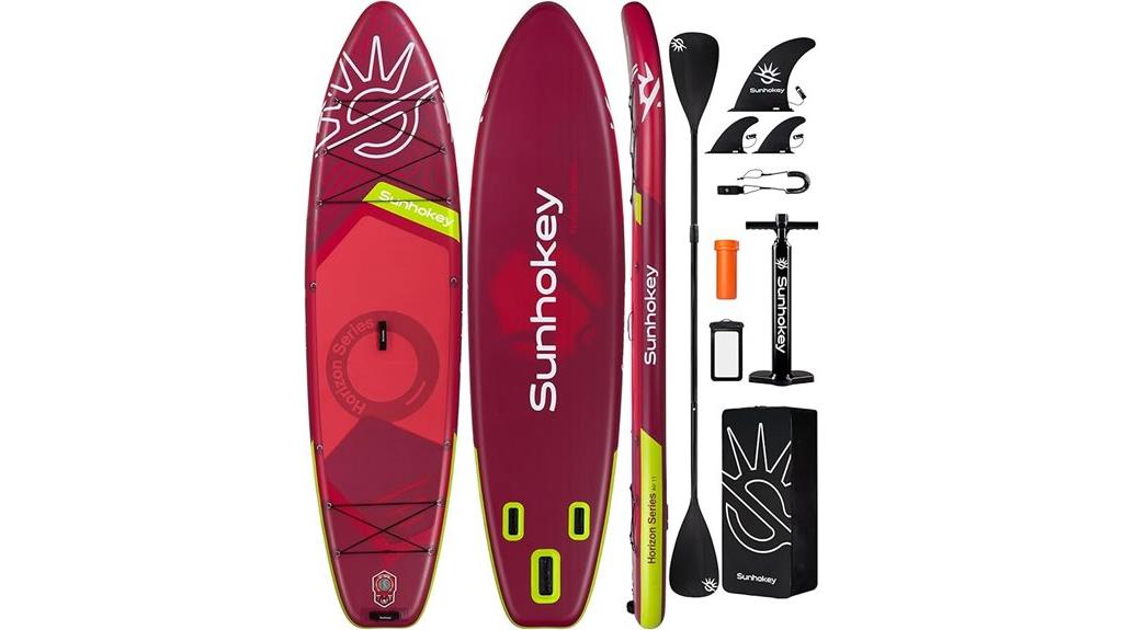 wide seam welded inflatable paddleboard