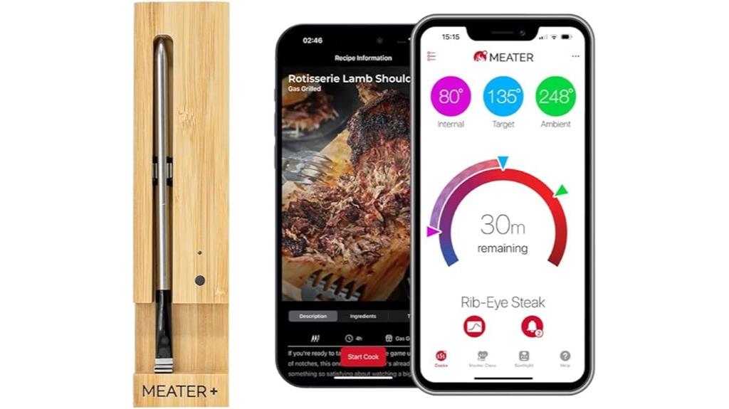 wireless bluetooth meat thermometer