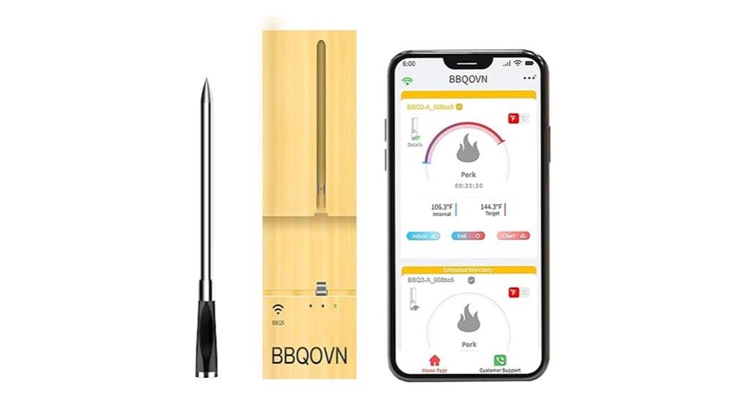 wireless bluetooth meat thermometer