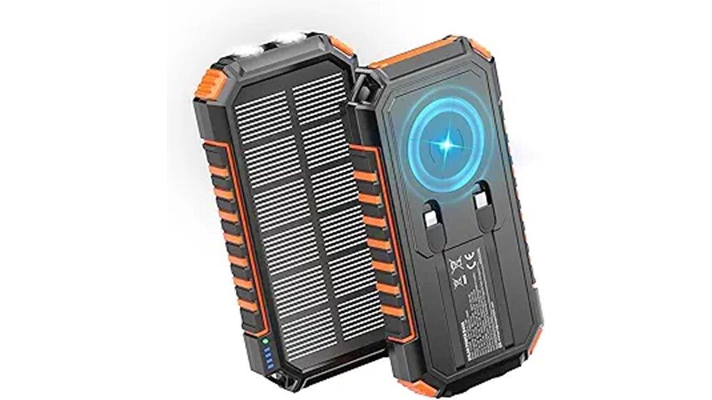 wireless charging flashlights included