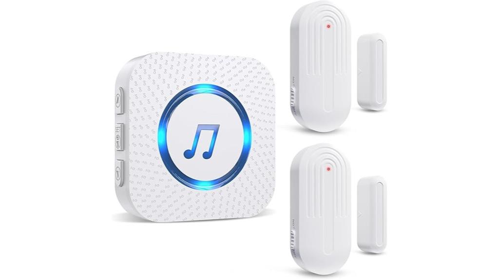 wireless door sensor chime