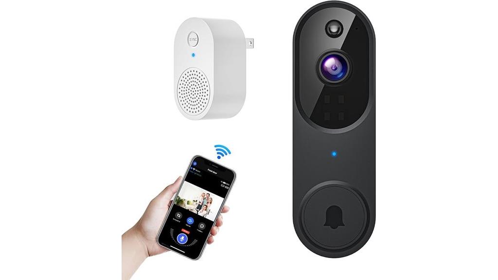 wireless doorbell with night vision