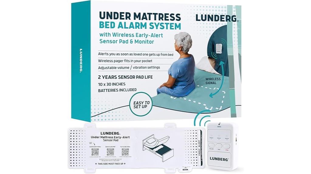 wireless elderly bed alarm