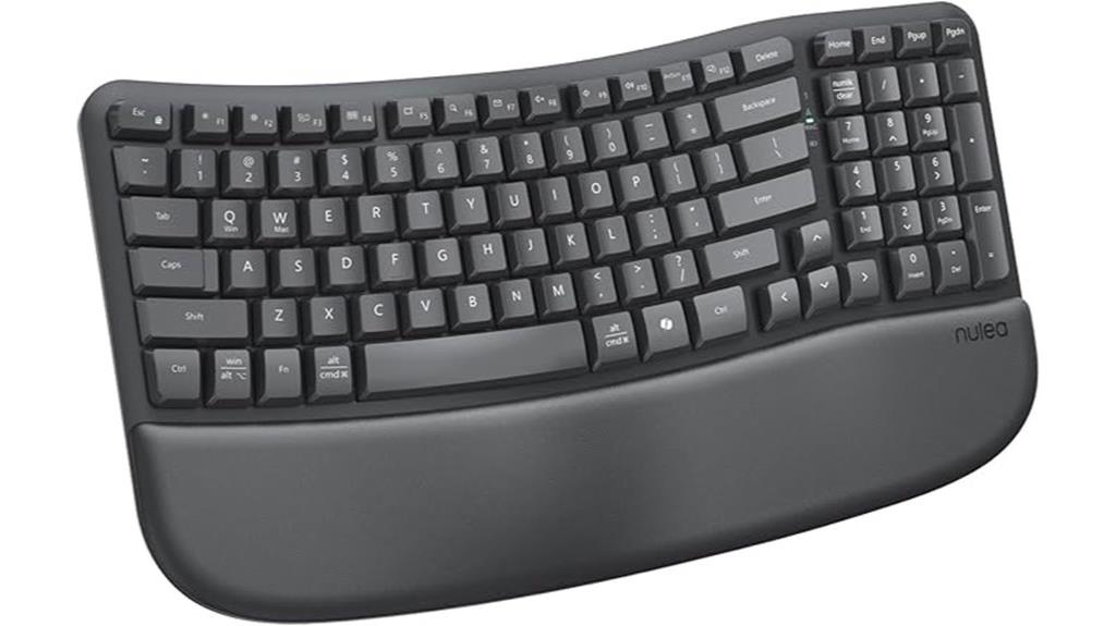 wireless ergonomic keyboard design
