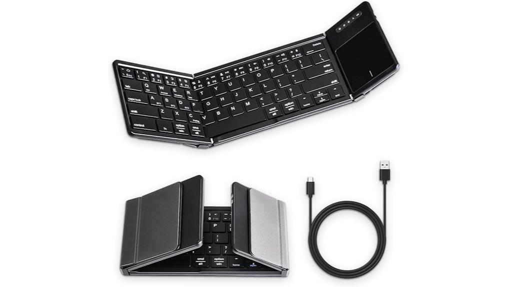wireless foldable touch keyboard