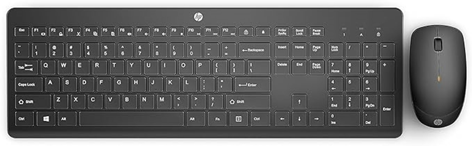 wireless hp mouse keyboard