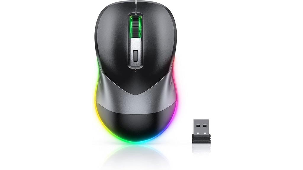 wireless mouse with toggle