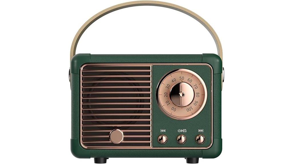 wireless retro stereo speaker