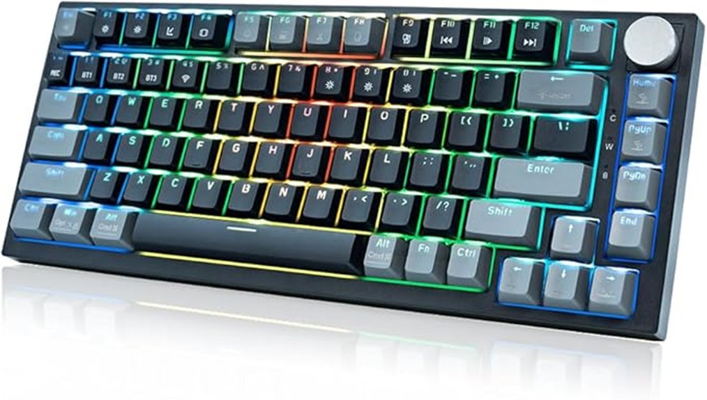 wireless rgb mechanical keyboard