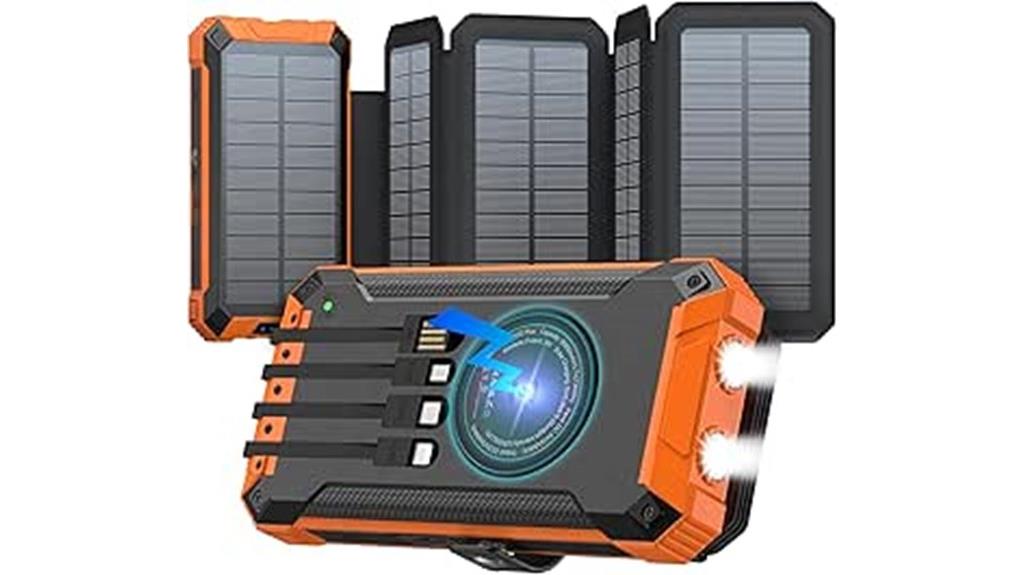 wireless solar power bank