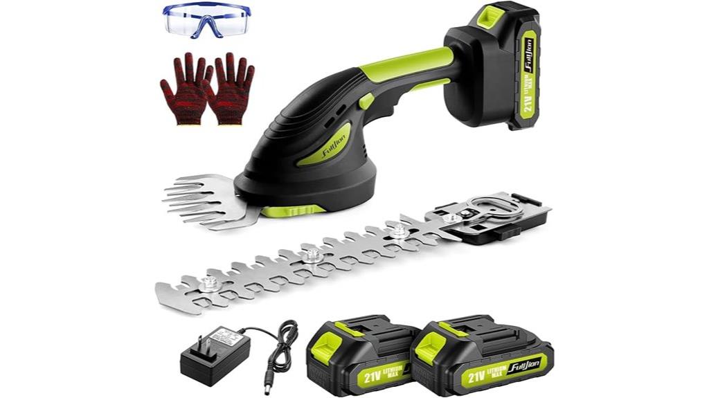 wireless trimmer with batteries