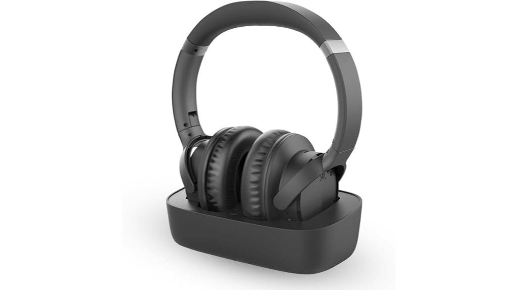 wireless tv headphones with charger