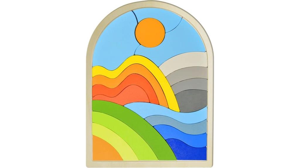 wooden memory matching game
