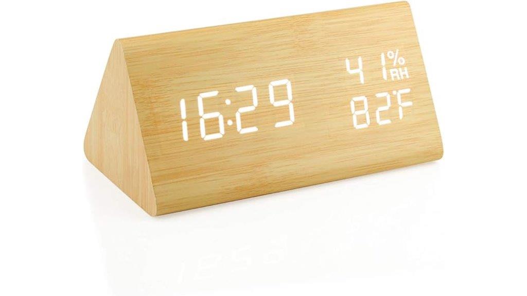 wooden voice controlled alarm