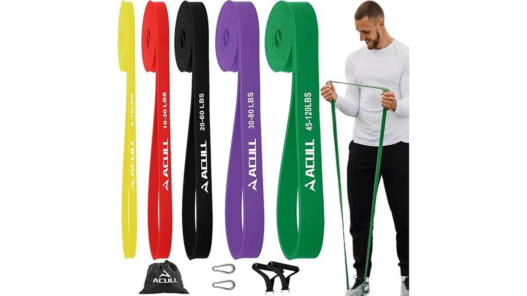 workout and therapy bands