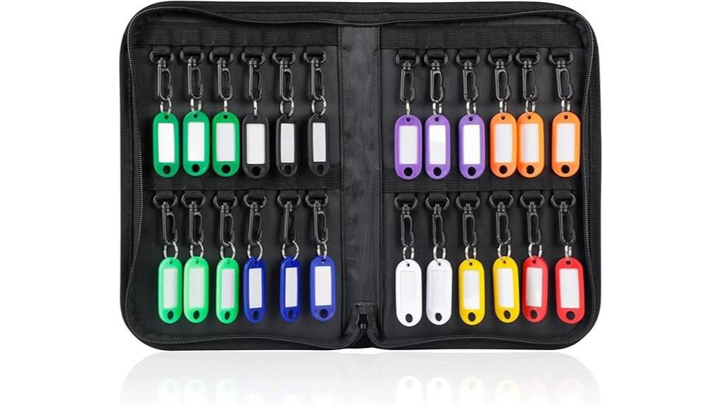 zippered key organizer