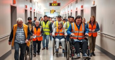 accessible evacuation procedures