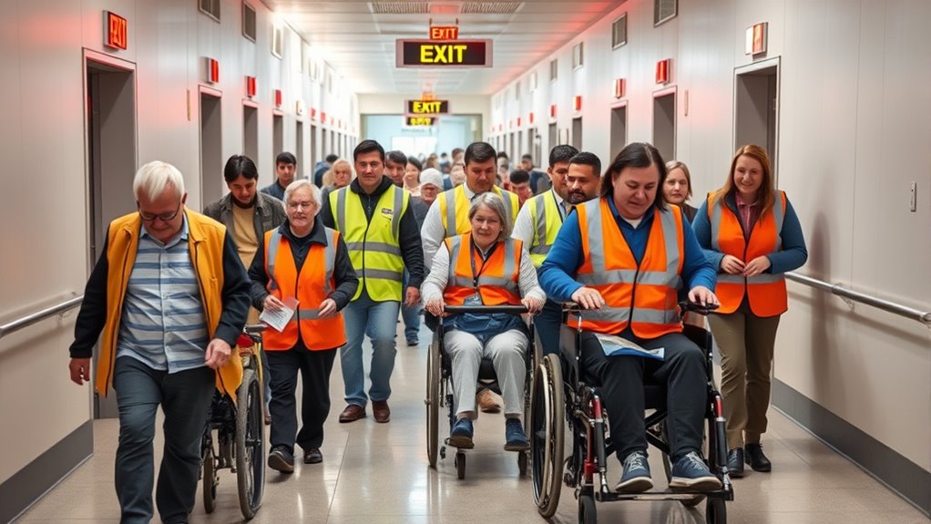 accessible evacuation procedures