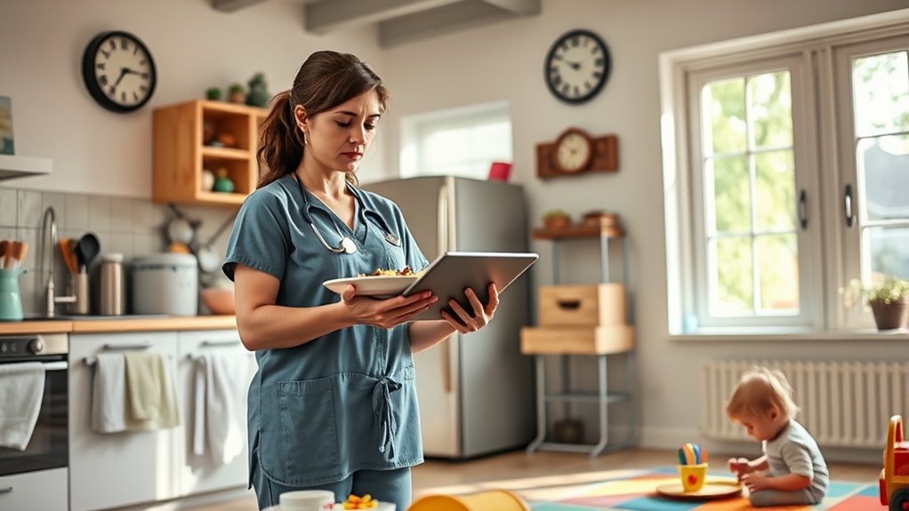 balancing caregiving and tasks