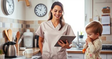 balancing caregiving and tasks