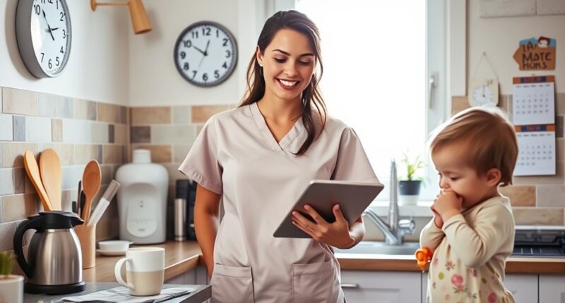 balancing caregiving and tasks