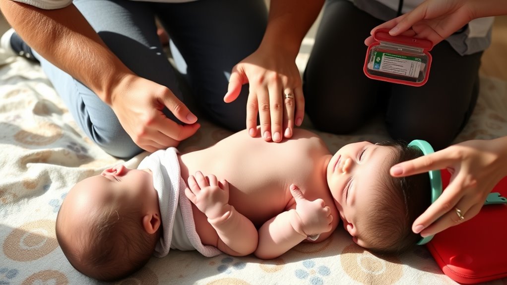 be prepared with first aid