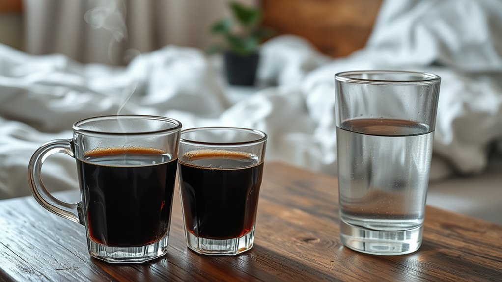 caffeine sleep hydration balance