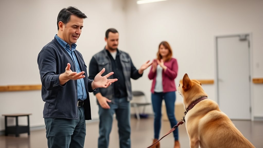 calm body language de escalates