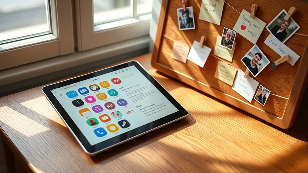 care journal and message boards