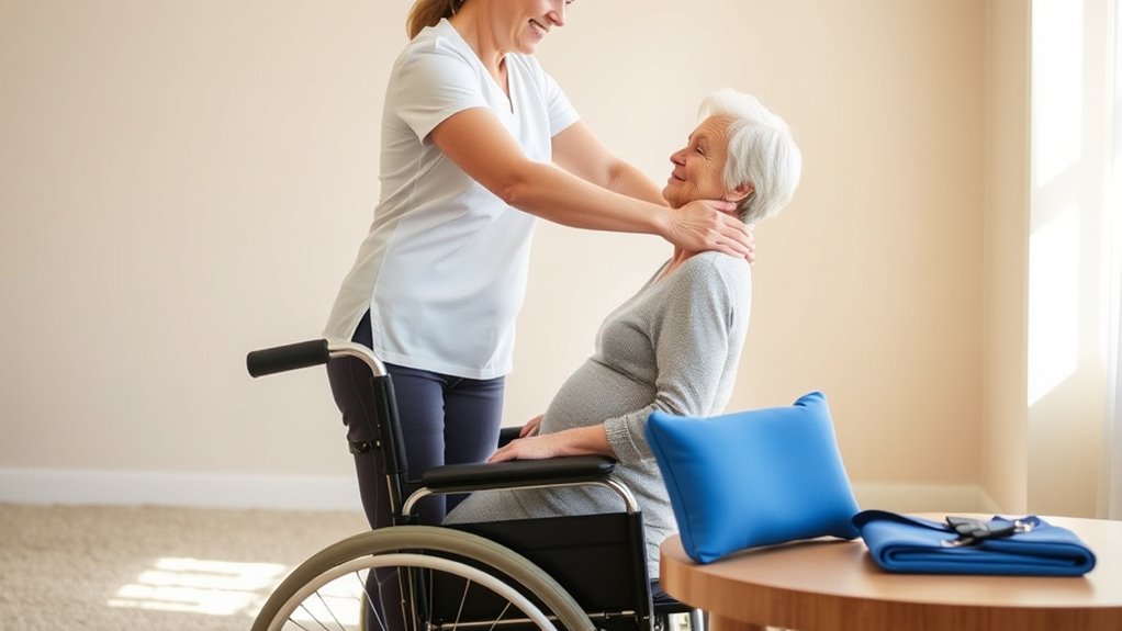 caregiver safe lifting techniques