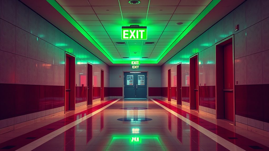clear emergency exit pathways
