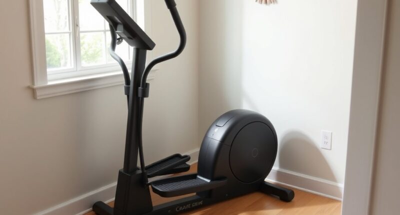 compact space saving ellipticals