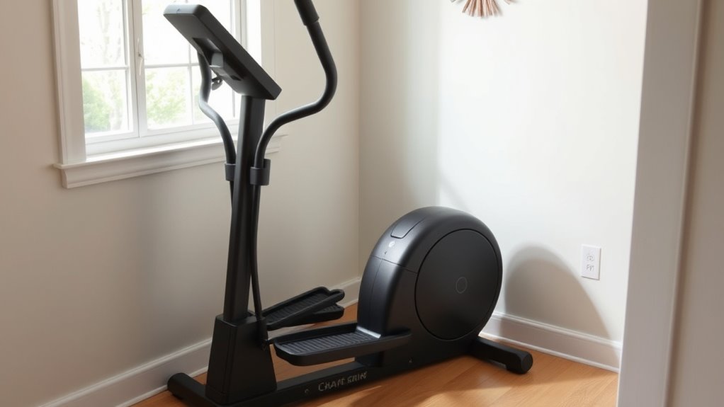 compact space saving ellipticals