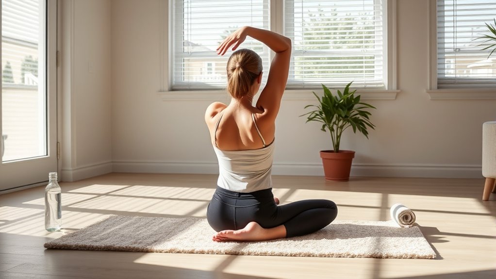 consistent gentle stretching routines