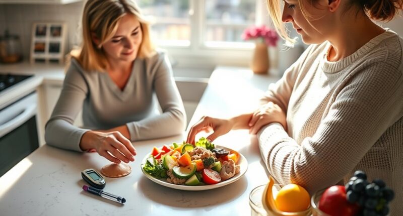 diabetes monitoring and nutrition