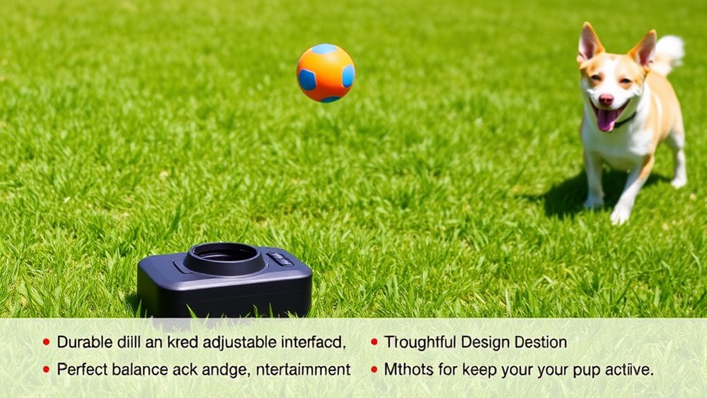 dog safe adjustable launchers