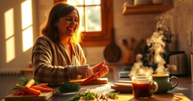 enjoying simple daily activities