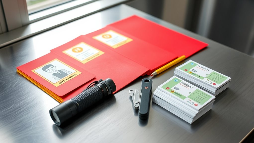 essential emergency document organization