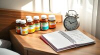 establishing consistent medication timing