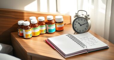 establishing consistent medication timing
