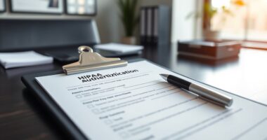 hipaa authorization form guidance