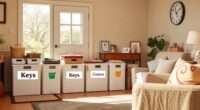 labels and visual cues